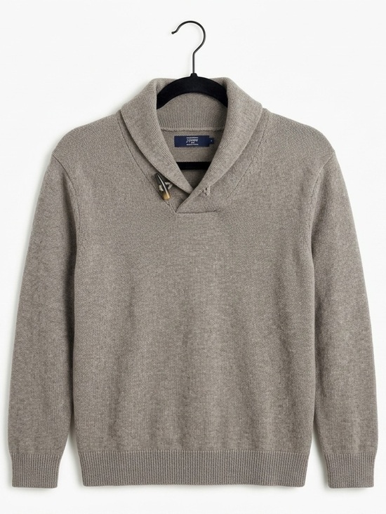 J. Crew Other - J. Crew Men's Brown 100% Cotton V-Neck Sweater Large